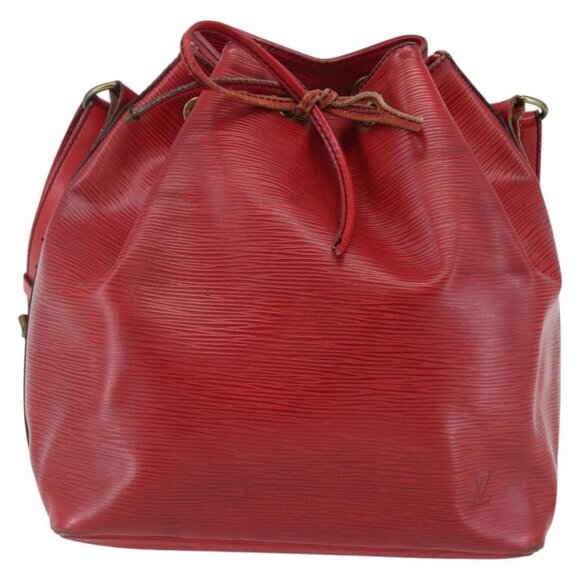 LOUIS VUITTON Epi Petit Noe Shoulder Bag Red M44107 LV Auth gh981 - Picture 2 of 16